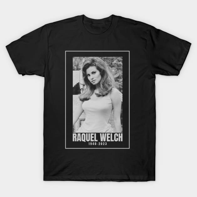 Raquel Welch Rest In Peace T-Shirt by JustBeFantastic